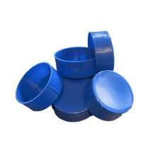 200 nos Plastic Tube End Caps - Dark Blue